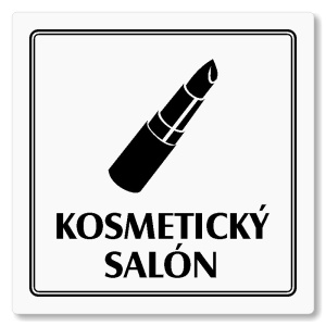 Kosmetický salón, 118x118mm, bílá, Utah